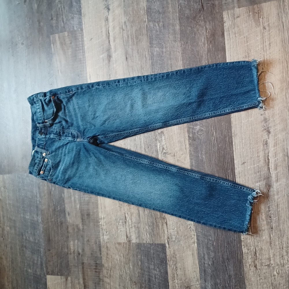 Gap cheeky high rise straight jeans
